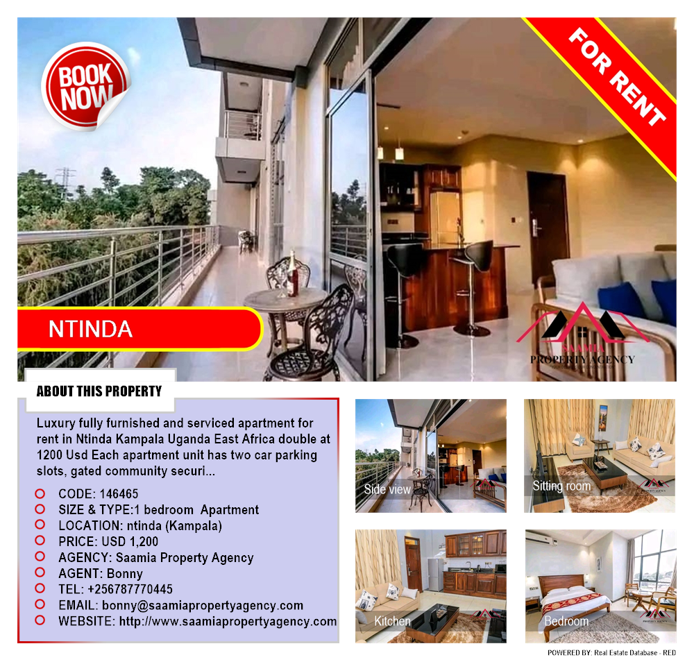 1 bedroom Apartment  for rent in Ntinda Kampala Uganda, code: 146465