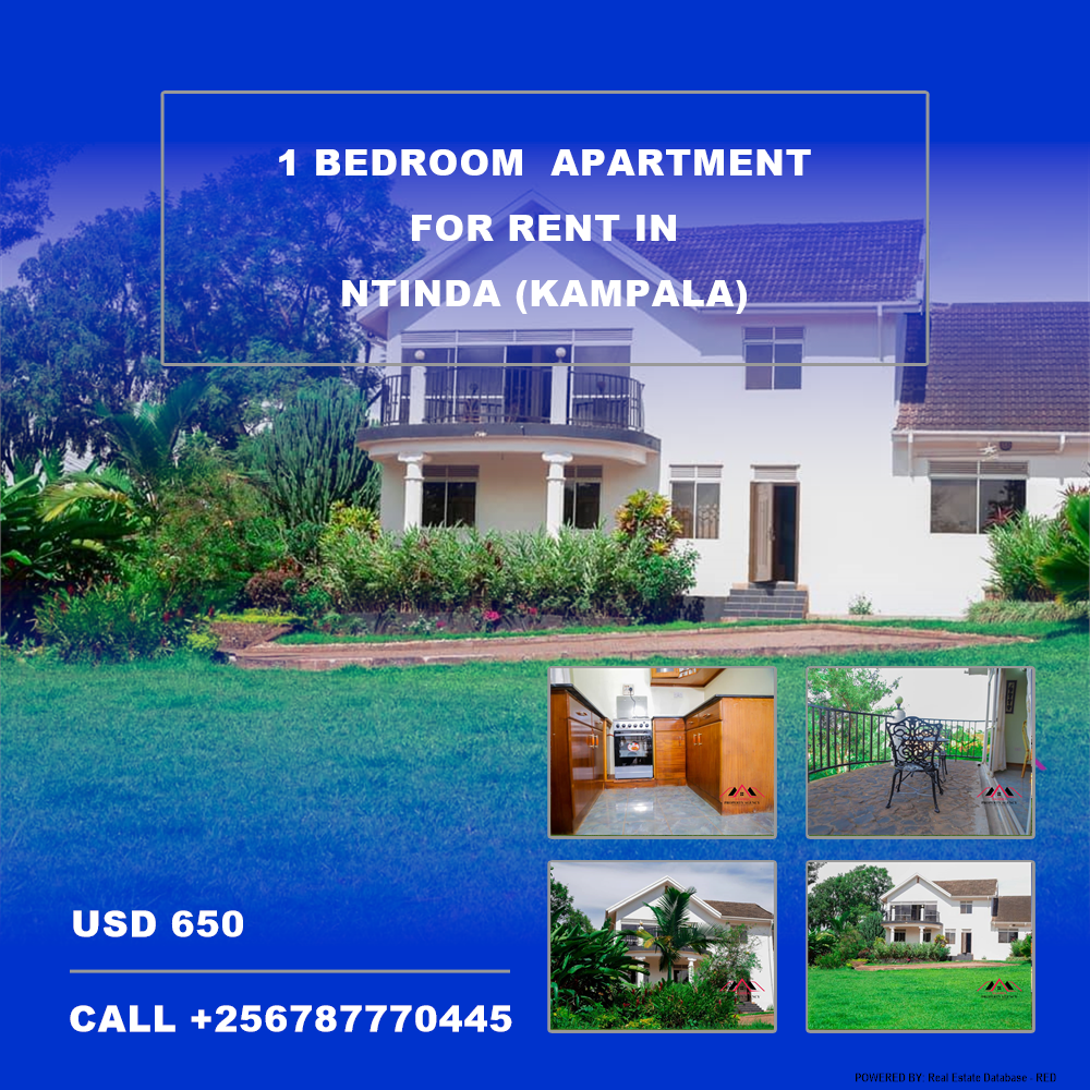 1 bedroom Apartment  for rent in Ntinda Kampala Uganda, code: 146472