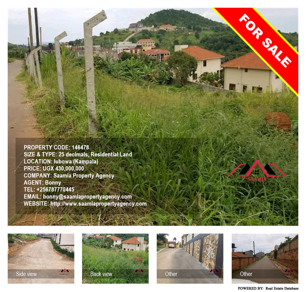 Residential Land  for sale in Lubowa Kampala Uganda, code: 146478