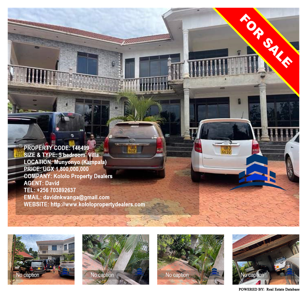 5 bedroom Villa  for sale in Munyonyo Kampala Uganda, code: 146499