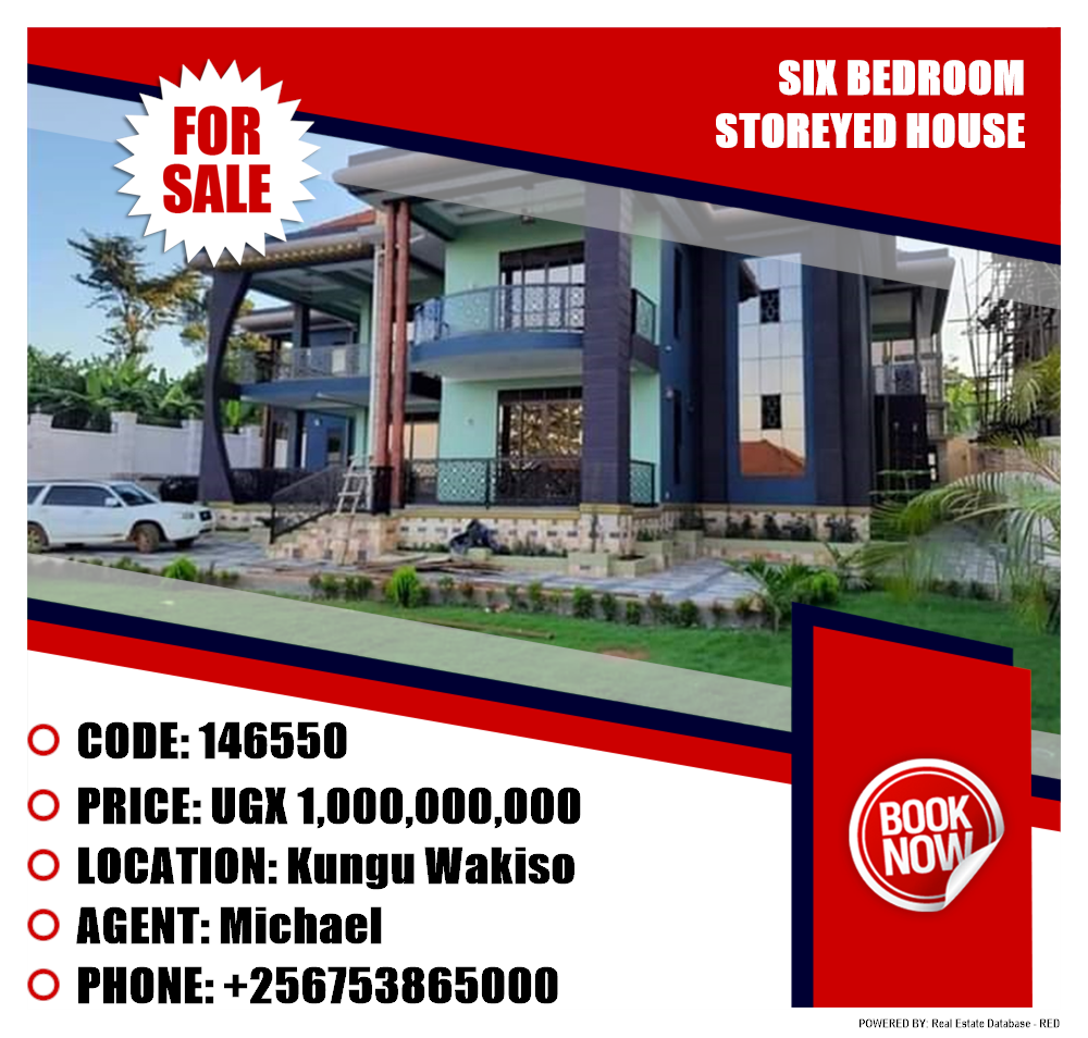 6 bedroom Storeyed house  for sale in Kungu Wakiso Uganda, code: 146550