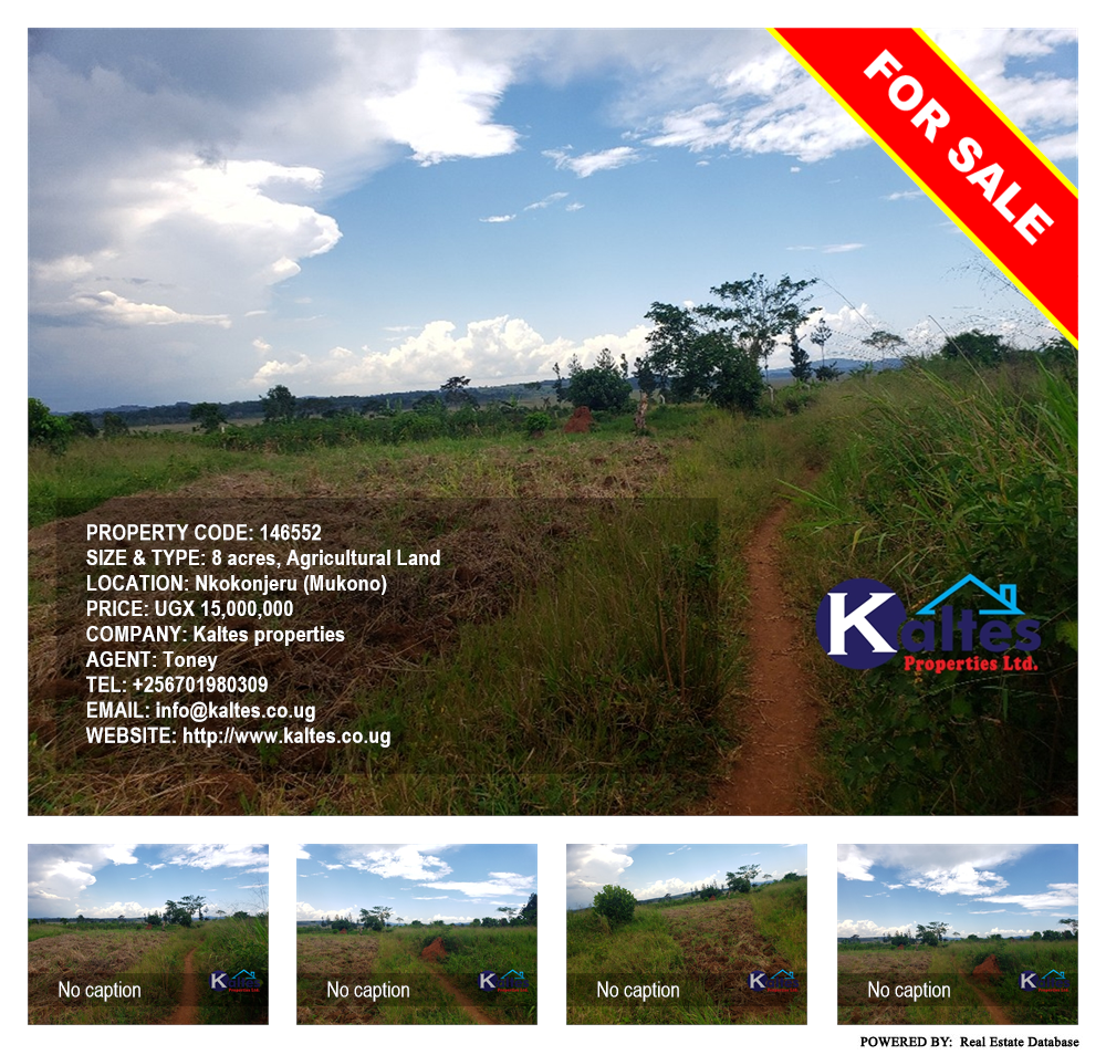 Agricultural Land  for sale in Nkokonjeru Mukono Uganda, code: 146552