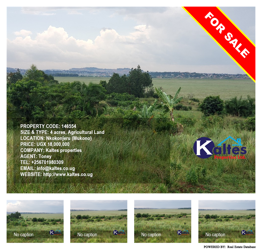 Agricultural Land  for sale in Nkokonjeru Mukono Uganda, code: 146554