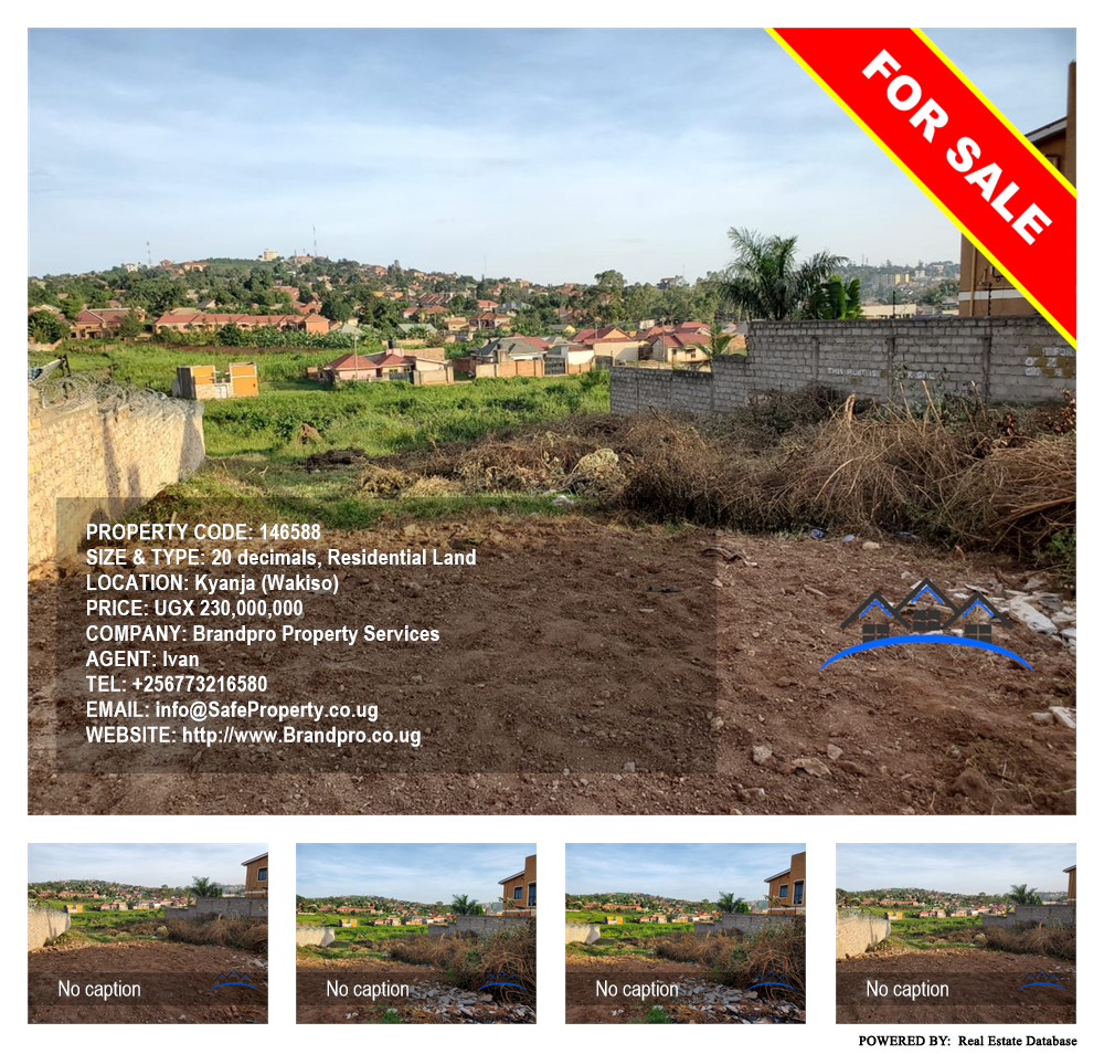 Residential Land  for sale in Kyanja Wakiso Uganda, code: 146588