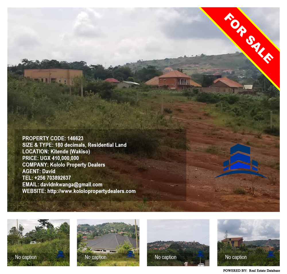 Residential Land  for sale in Kitende Wakiso Uganda, code: 146623