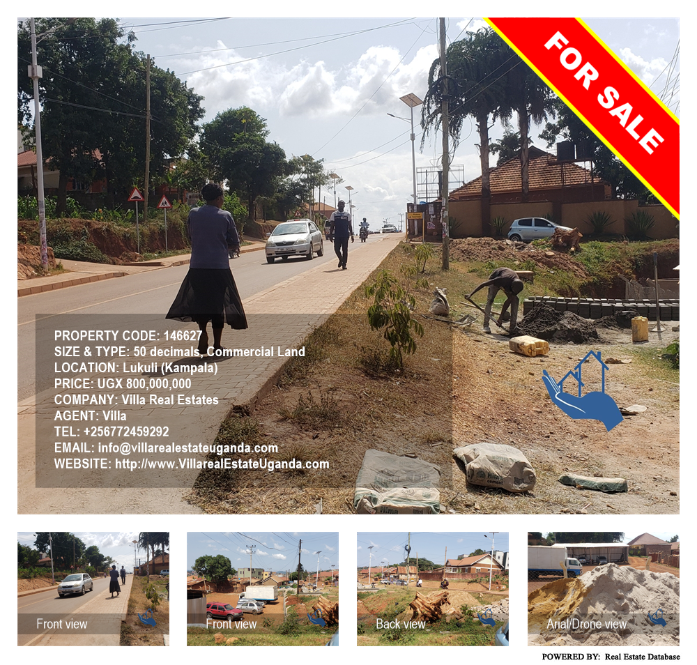Commercial Land  for sale in Lukuli Kampala Uganda, code: 146627