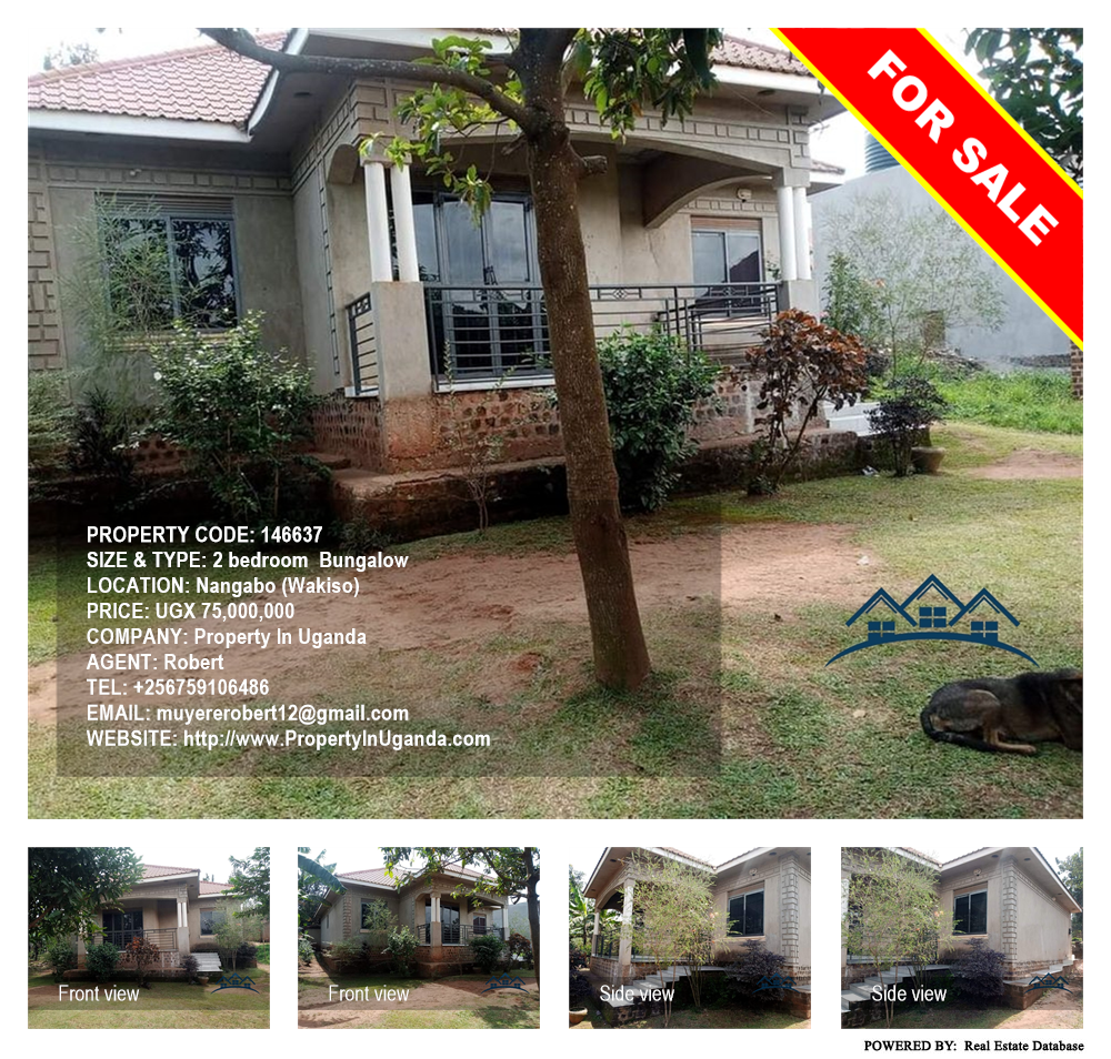 2 bedroom Bungalow  for sale in Nangabo Wakiso Uganda, code: 146637