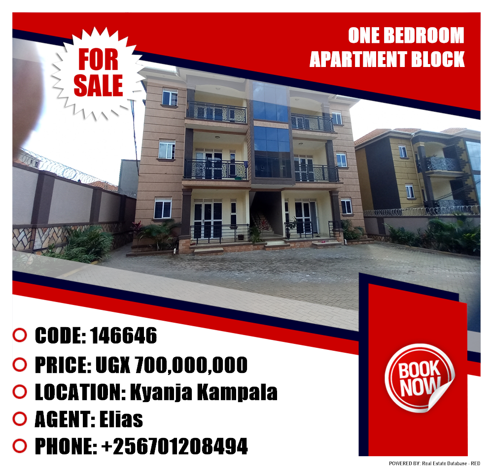 1 bedroom Apartment block  for sale in Kyanja Kampala Uganda, code: 146646