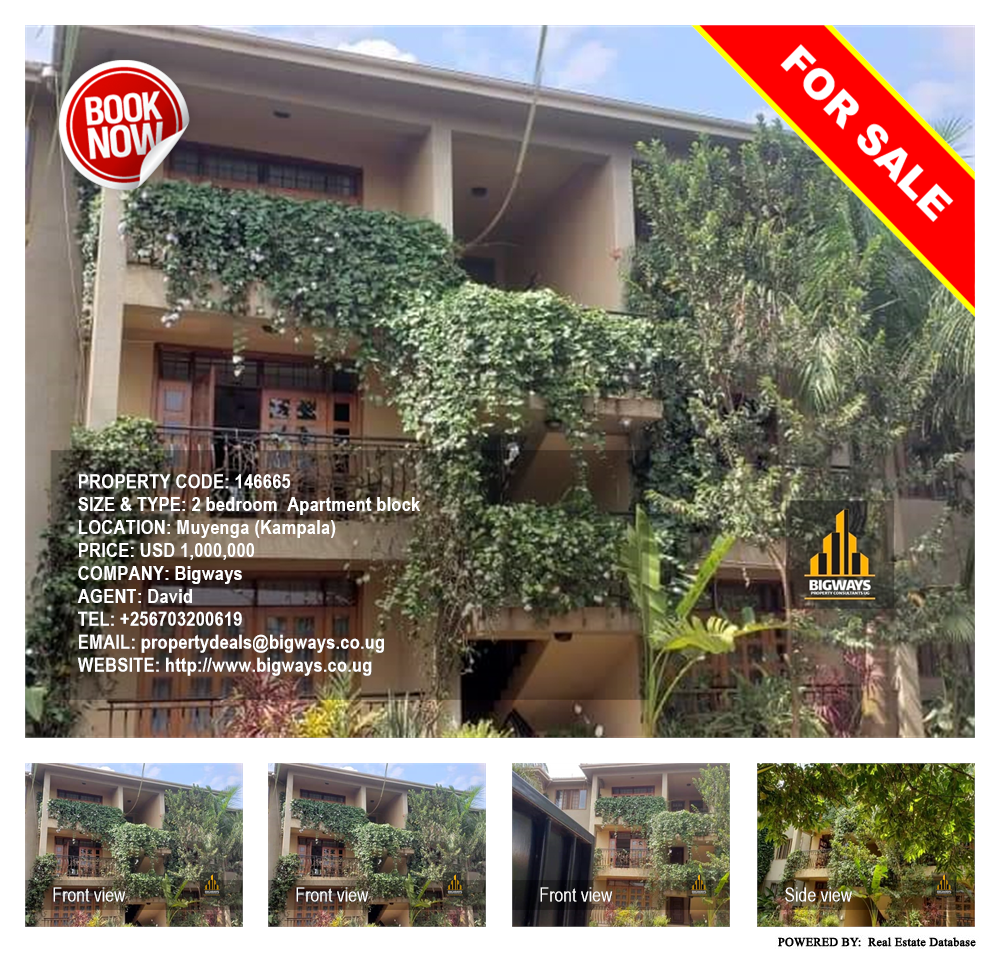 2 bedroom Apartment block  for sale in Muyenga Kampala Uganda, code: 146665