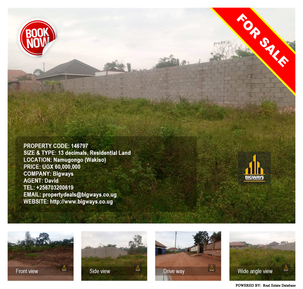Residential Land  for sale in Namugongo Wakiso Uganda, code: 146797