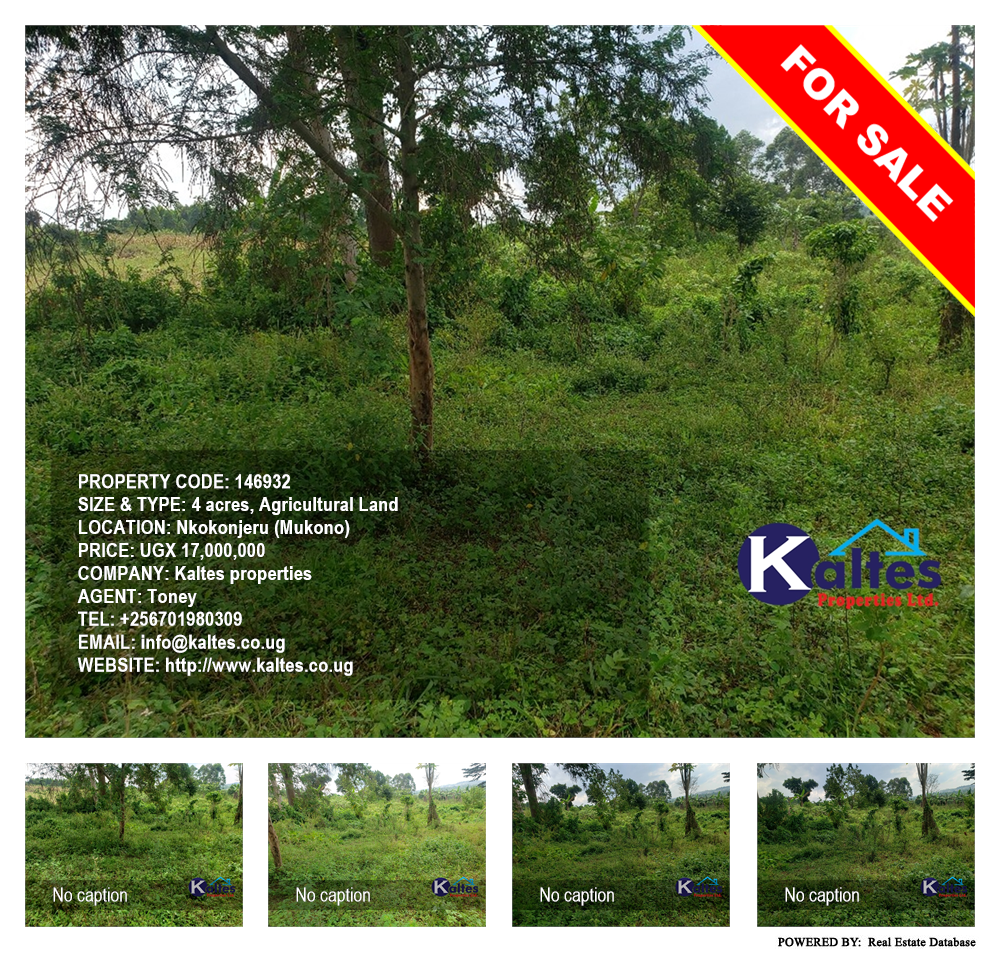 Agricultural Land  for sale in Nkokonjeru Mukono Uganda, code: 146932