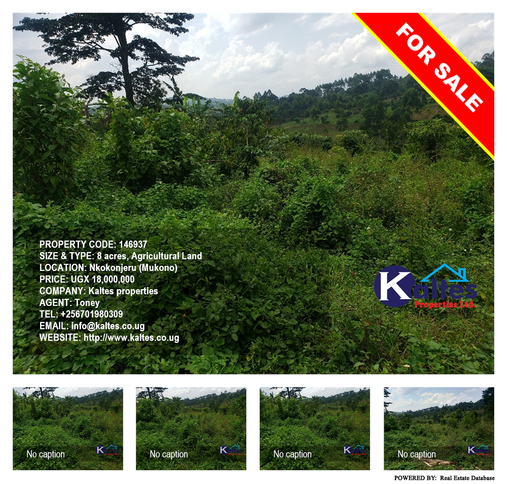 Agricultural Land  for sale in Nkokonjeru Mukono Uganda, code: 146937