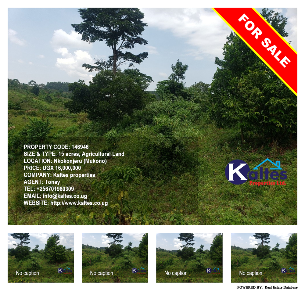 Agricultural Land  for sale in Nkokonjeru Mukono Uganda, code: 146946