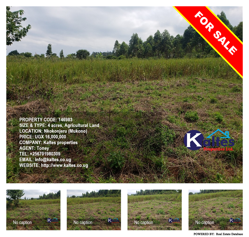 Agricultural Land  for sale in Nkokonjeru Mukono Uganda, code: 146983