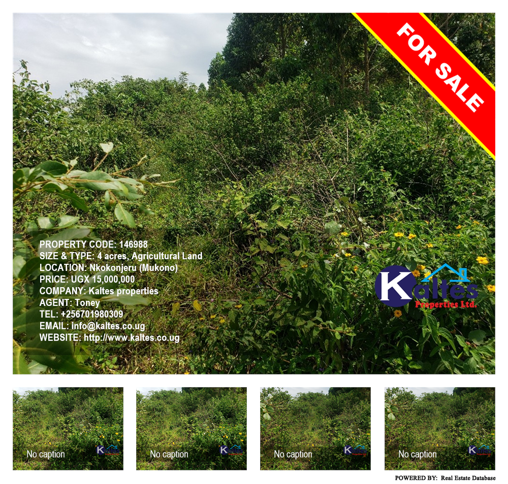 Agricultural Land  for sale in Nkokonjeru Mukono Uganda, code: 146988
