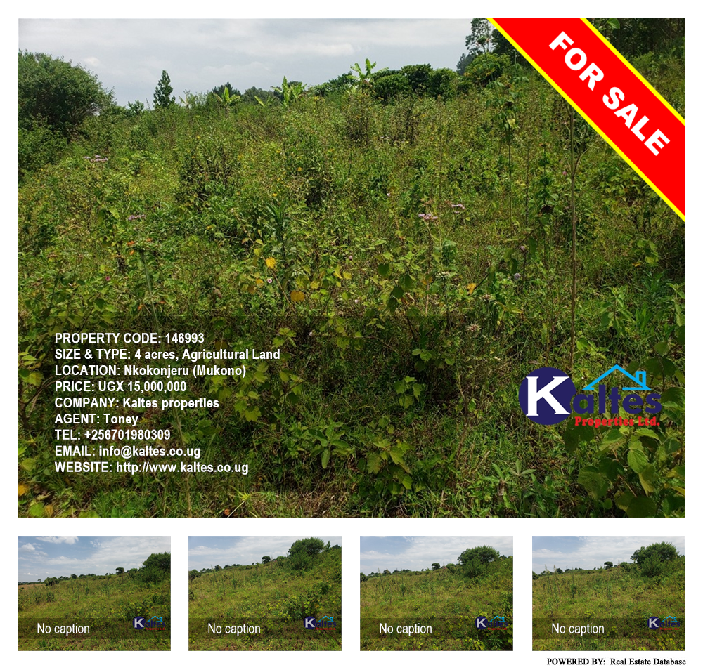 Agricultural Land  for sale in Nkokonjeru Mukono Uganda, code: 146993