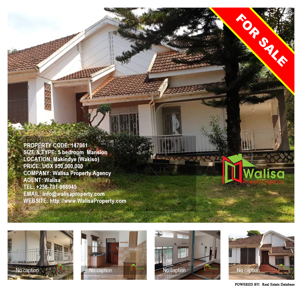 5 bedroom Mansion  for sale in Makindye Wakiso Uganda, code: 147061