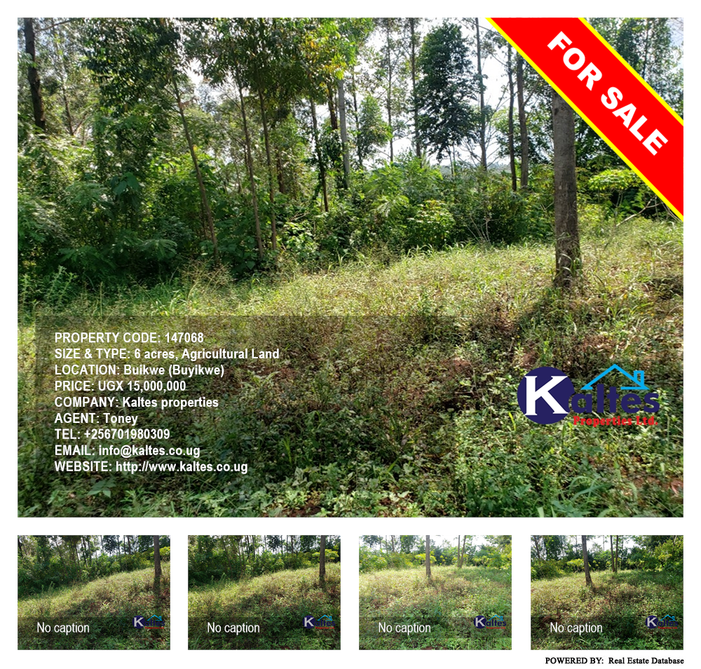 Agricultural Land  for sale in Buyikwe Buyikwe Uganda, code: 147068