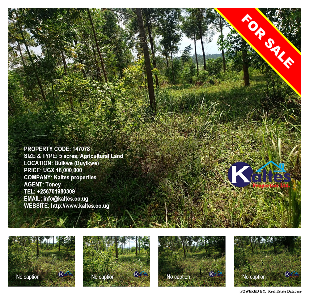 Agricultural Land  for sale in Buyikwe Buyikwe Uganda, code: 147078