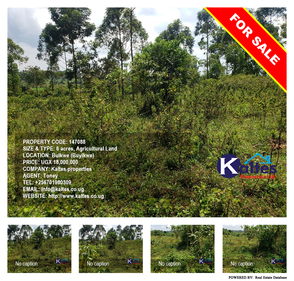 Agricultural Land  for sale in Buyikwe Buyikwe Uganda, code: 147088