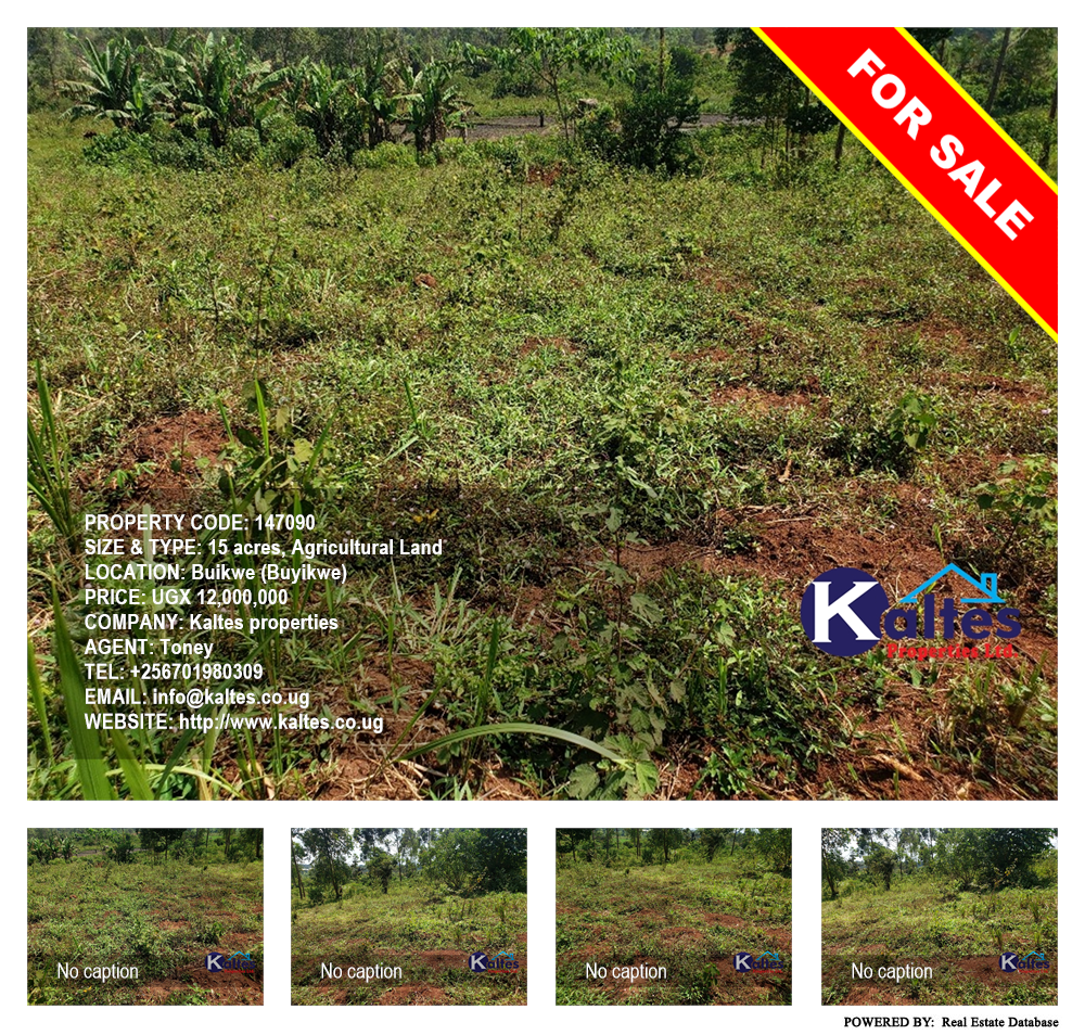 Agricultural Land  for sale in Buyikwe Buyikwe Uganda, code: 147090