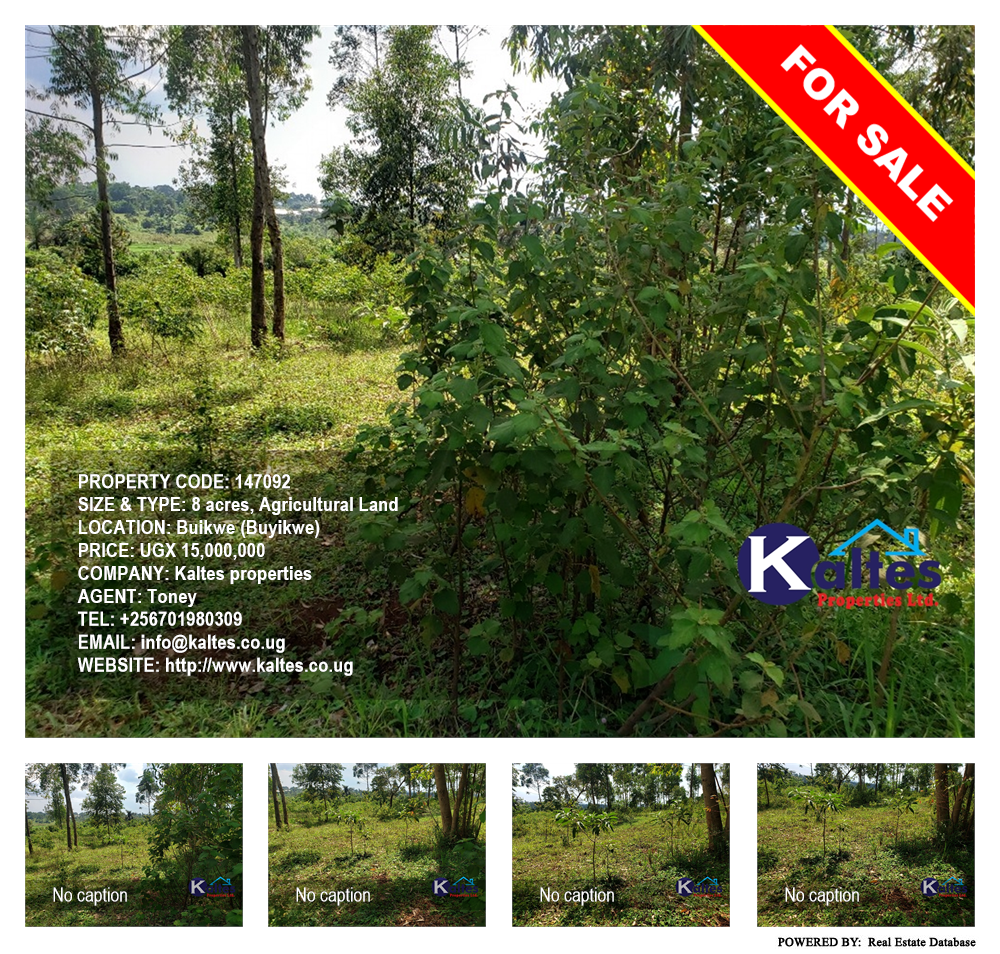 Agricultural Land  for sale in Buyikwe Buyikwe Uganda, code: 147092