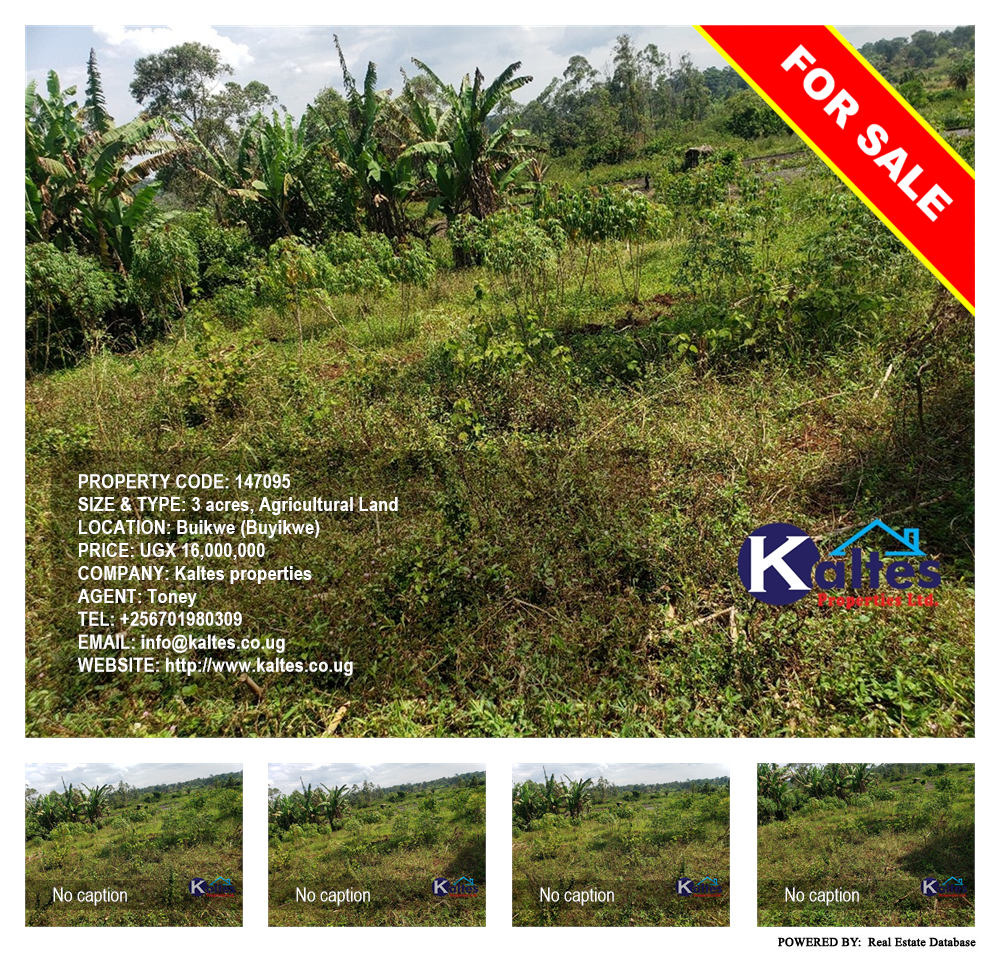 Agricultural Land  for sale in Buyikwe Buyikwe Uganda, code: 147095