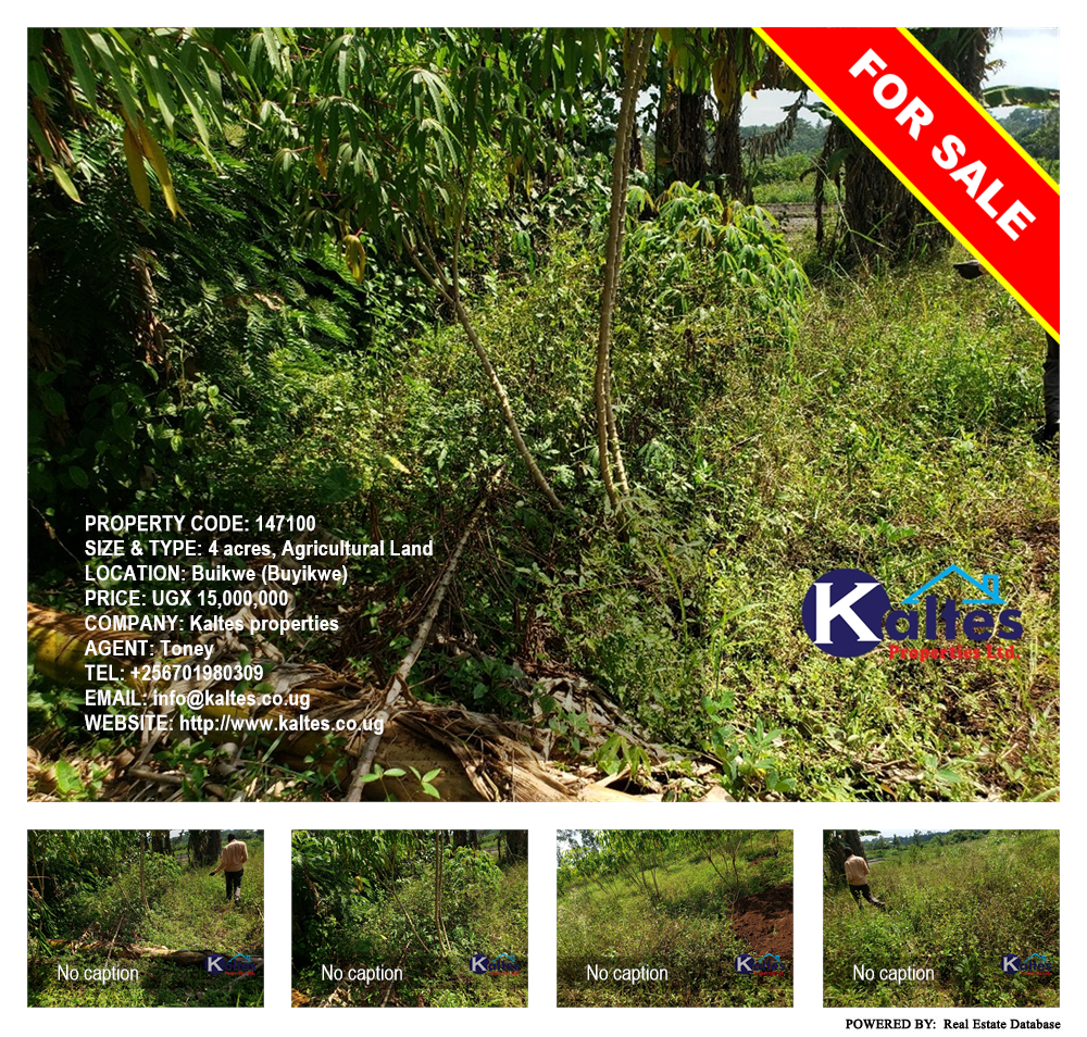 Agricultural Land  for sale in Buyikwe Buyikwe Uganda, code: 147100