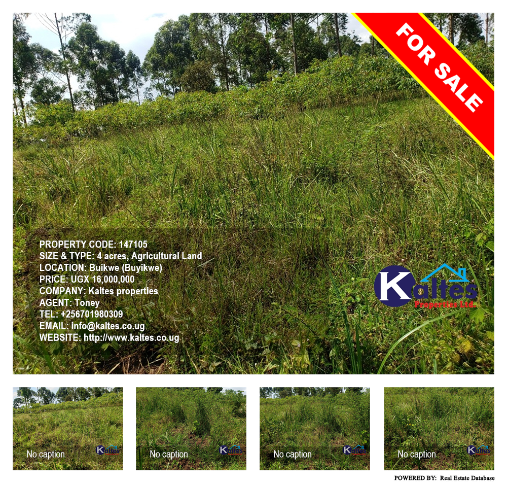 Agricultural Land  for sale in Buyikwe Buyikwe Uganda, code: 147105