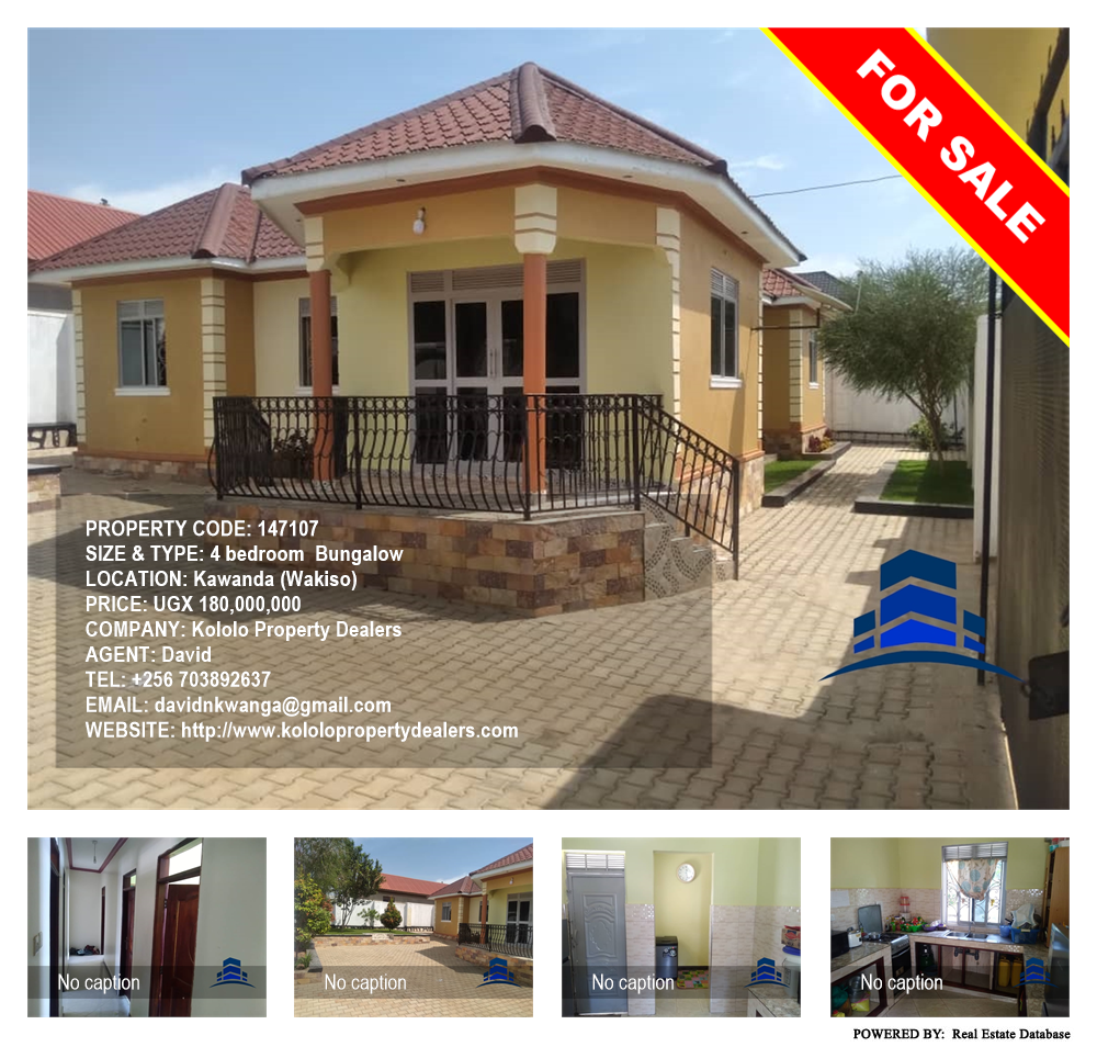 4 bedroom Bungalow  for sale in Kawanda Wakiso Uganda, code: 147107