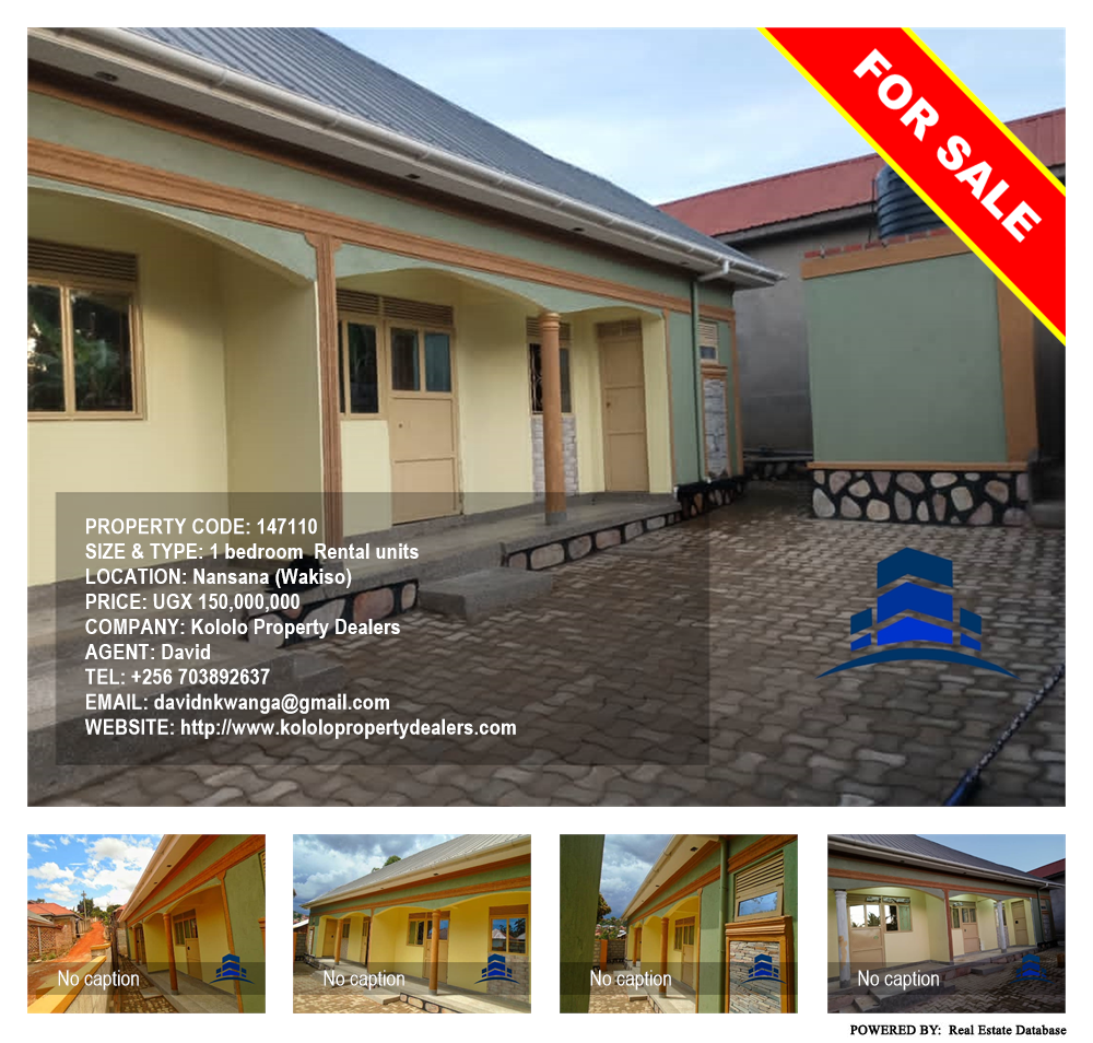 1 bedroom Rental units  for sale in Nansana Wakiso Uganda, code: 147110