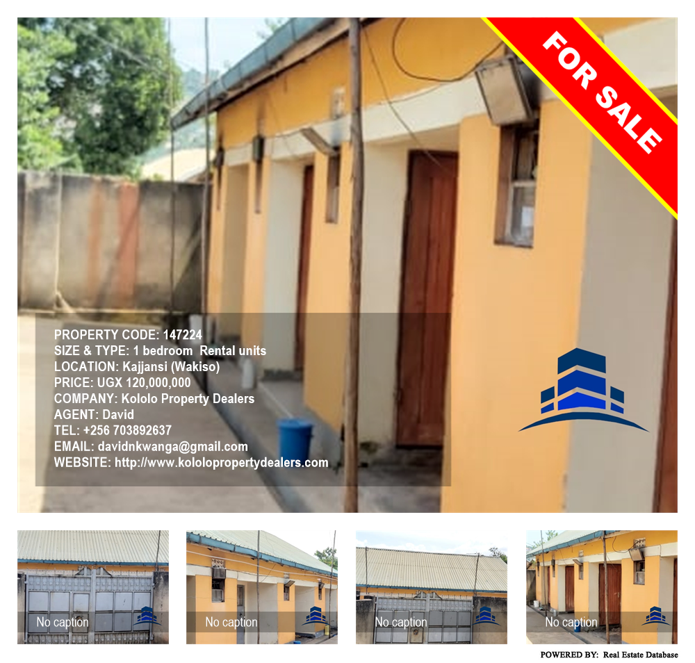 1 bedroom Rental units  for sale in Kajjansi Wakiso Uganda, code: 147224