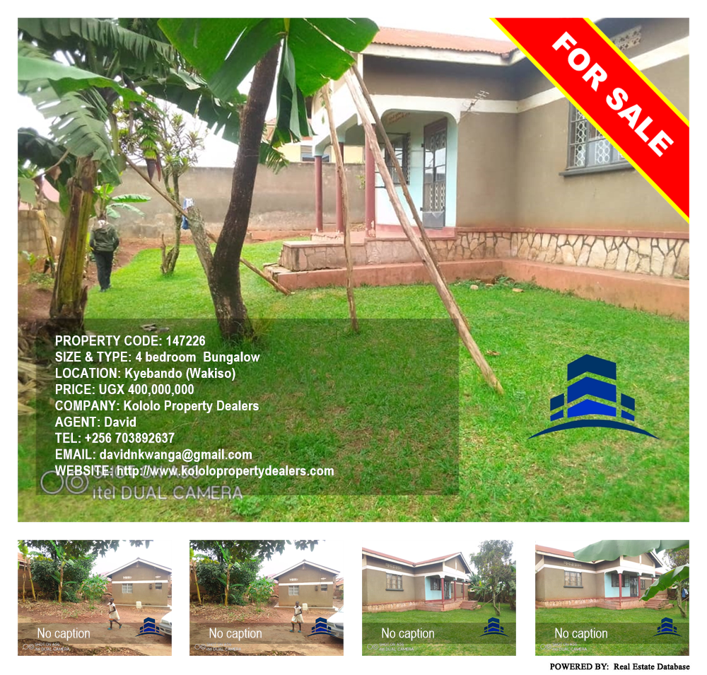4 bedroom Bungalow  for sale in Kyebando Wakiso Uganda, code: 147226