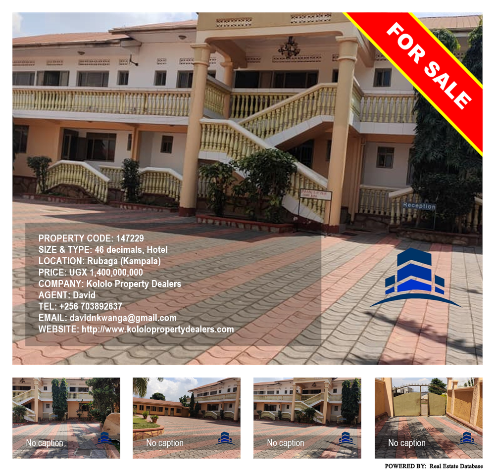 Hotel  for sale in Rubaga Kampala Uganda, code: 147229