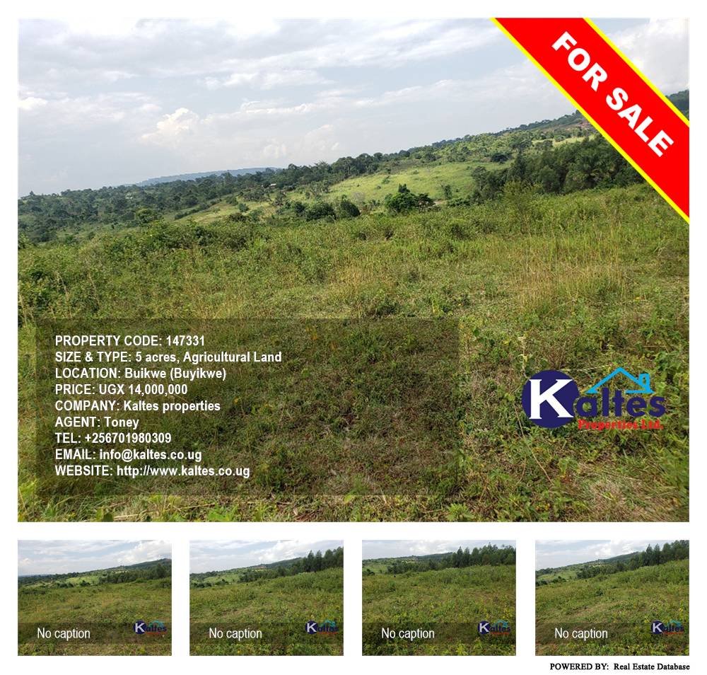 Agricultural Land  for sale in Buyikwe Buyikwe Uganda, code: 147331