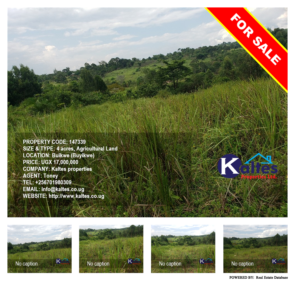 Agricultural Land  for sale in Buyikwe Buyikwe Uganda, code: 147339
