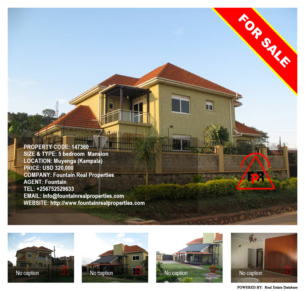 5 bedroom Mansion  for sale in Muyenga Kampala Uganda, code: 147360