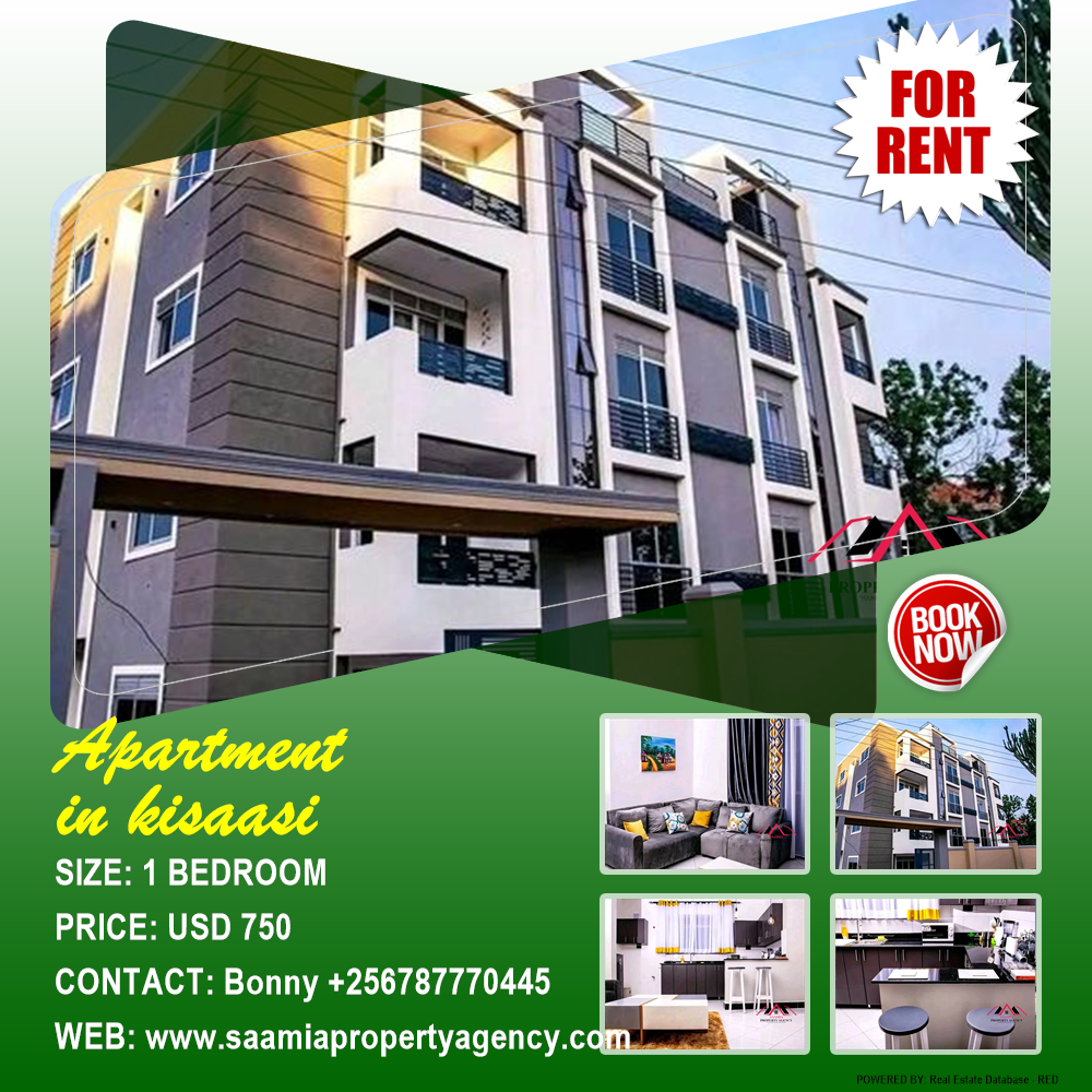 1 bedroom Apartment  for rent in Kisaasi Kampala Uganda, code: 147371