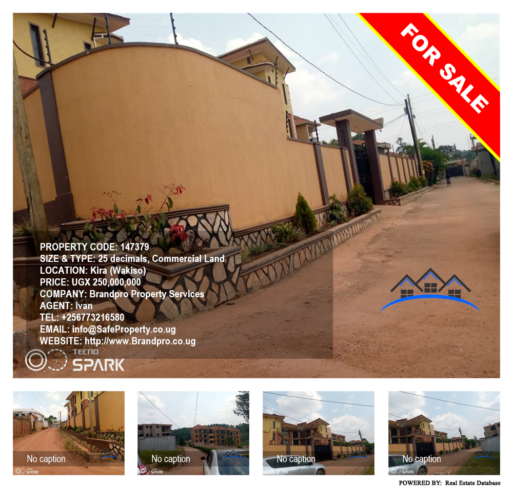 Commercial Land  for sale in Kira Wakiso Uganda, code: 147379