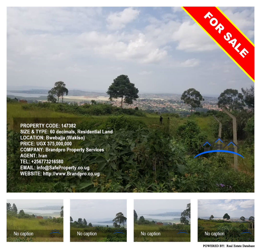 Residential Land  for sale in Bwebajja Wakiso Uganda, code: 147382