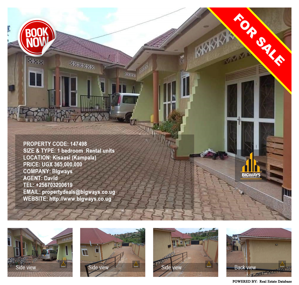 1 bedroom Rental units  for sale in Kisaasi Kampala Uganda, code: 147498