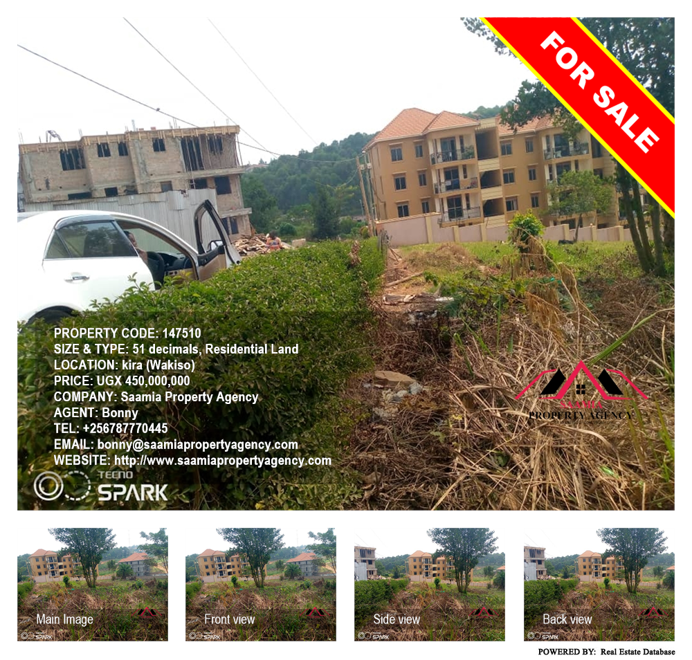 Residential Land  for sale in Kira Wakiso Uganda, code: 147510