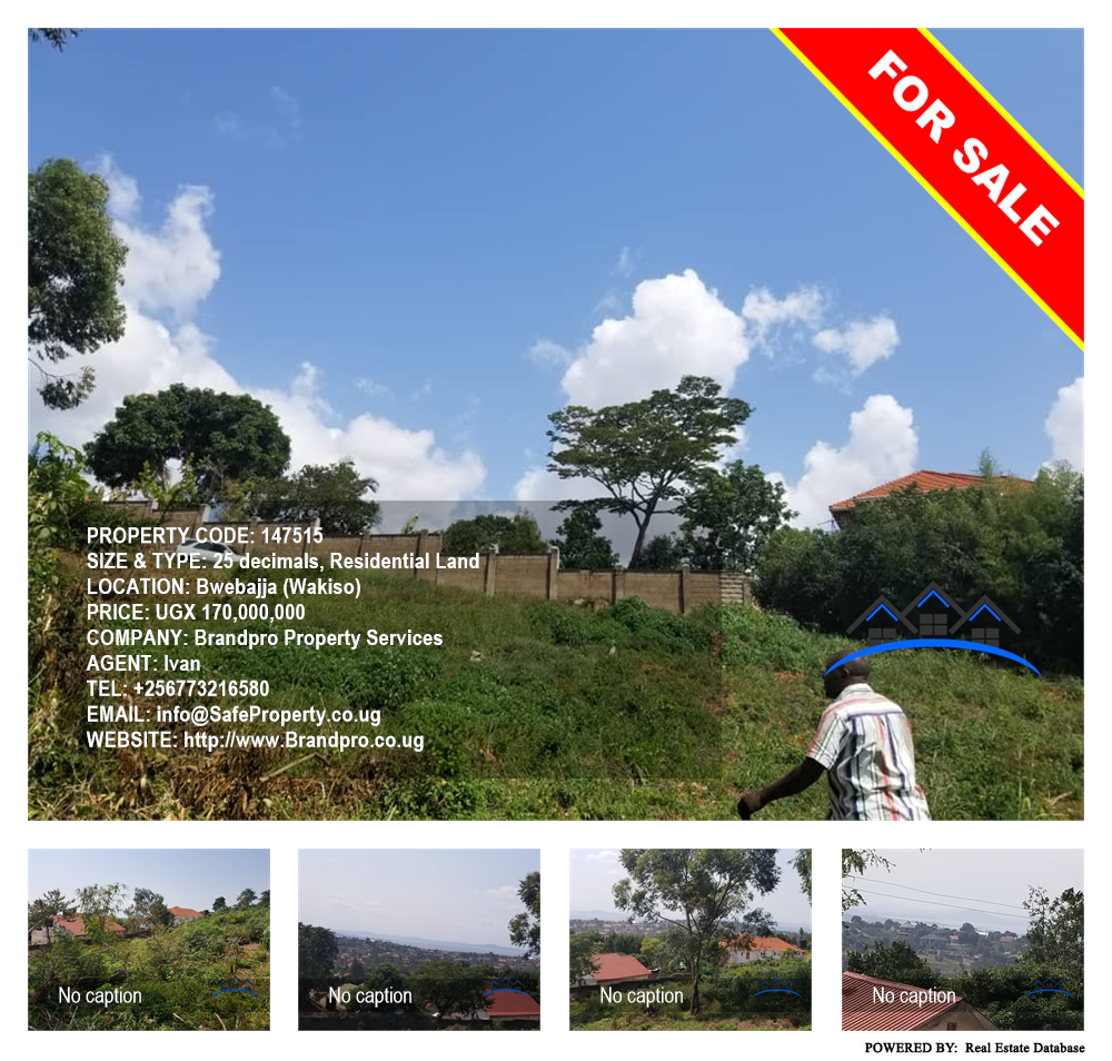 Residential Land  for sale in Bwebajja Wakiso Uganda, code: 147515