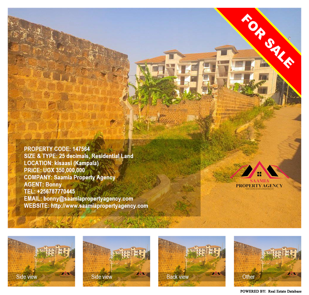 Residential Land  for sale in Kisaasi Kampala Uganda, code: 147564