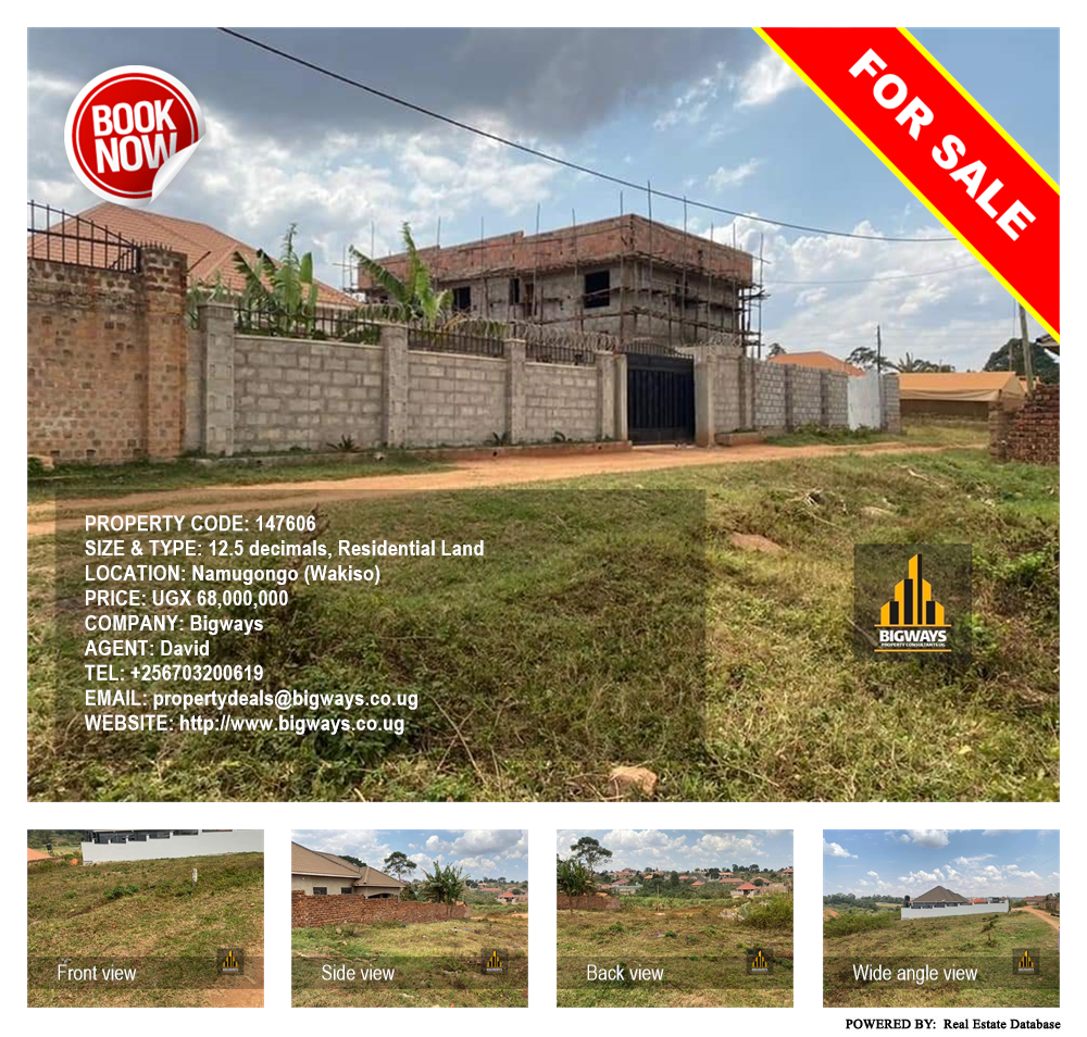 Residential Land  for sale in Namugongo Wakiso Uganda, code: 147606