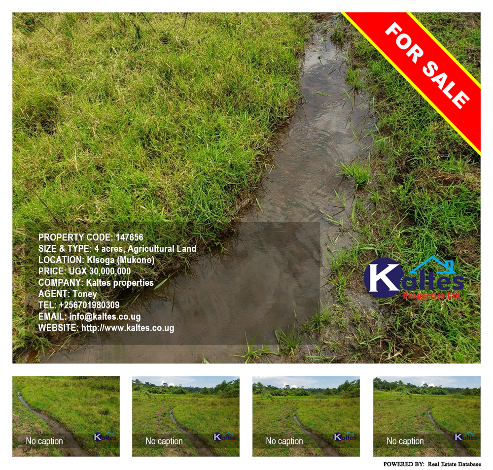 Agricultural Land  for sale in Kisoga Mukono Uganda, code: 147656
