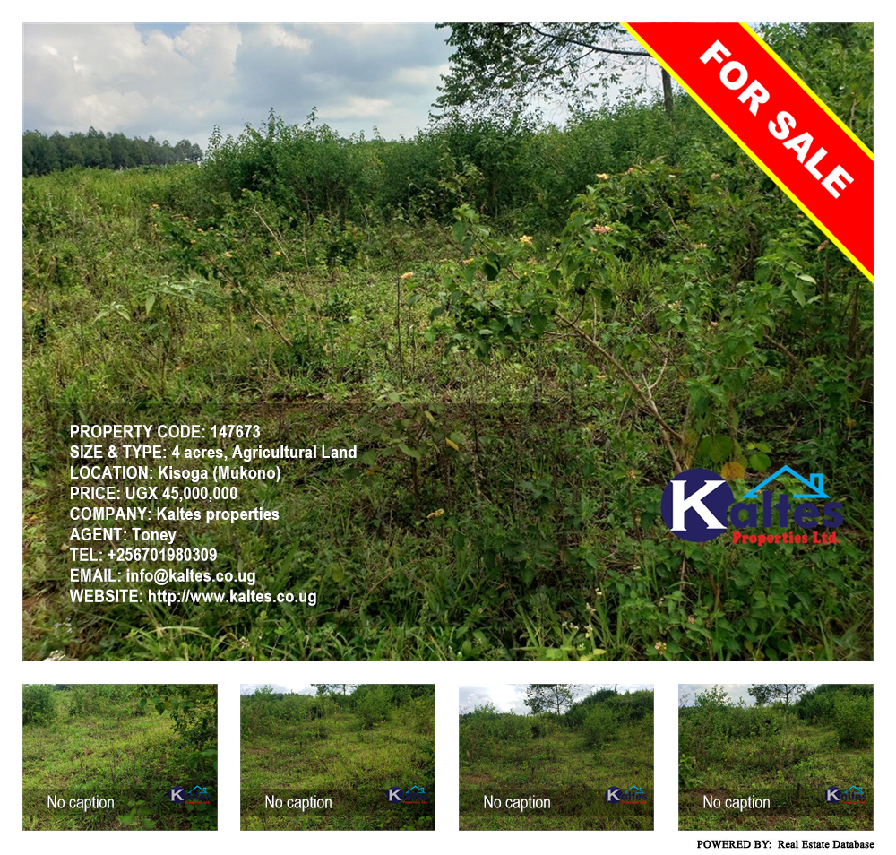 Agricultural Land  for sale in Kisoga Mukono Uganda, code: 147673