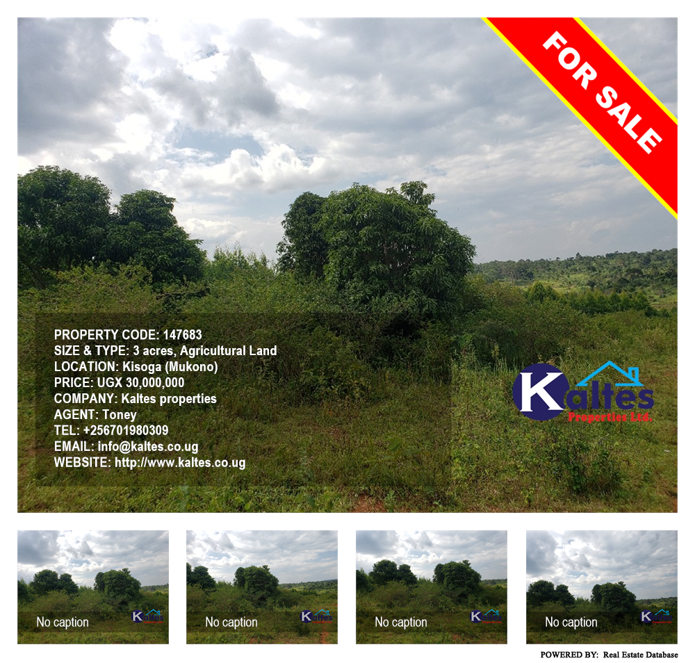 Agricultural Land  for sale in Kisoga Mukono Uganda, code: 147683