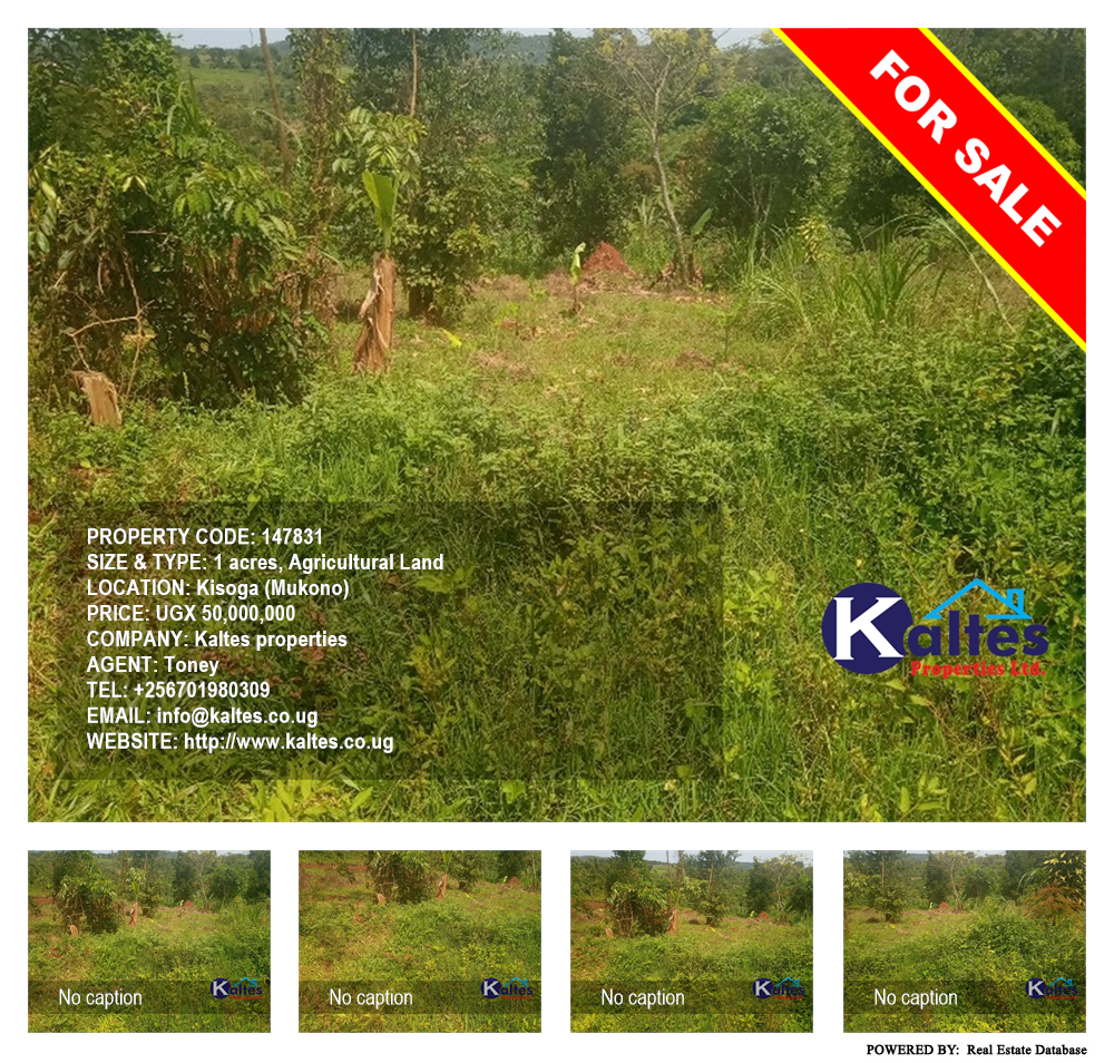 Agricultural Land  for sale in Kisoga Mukono Uganda, code: 147831