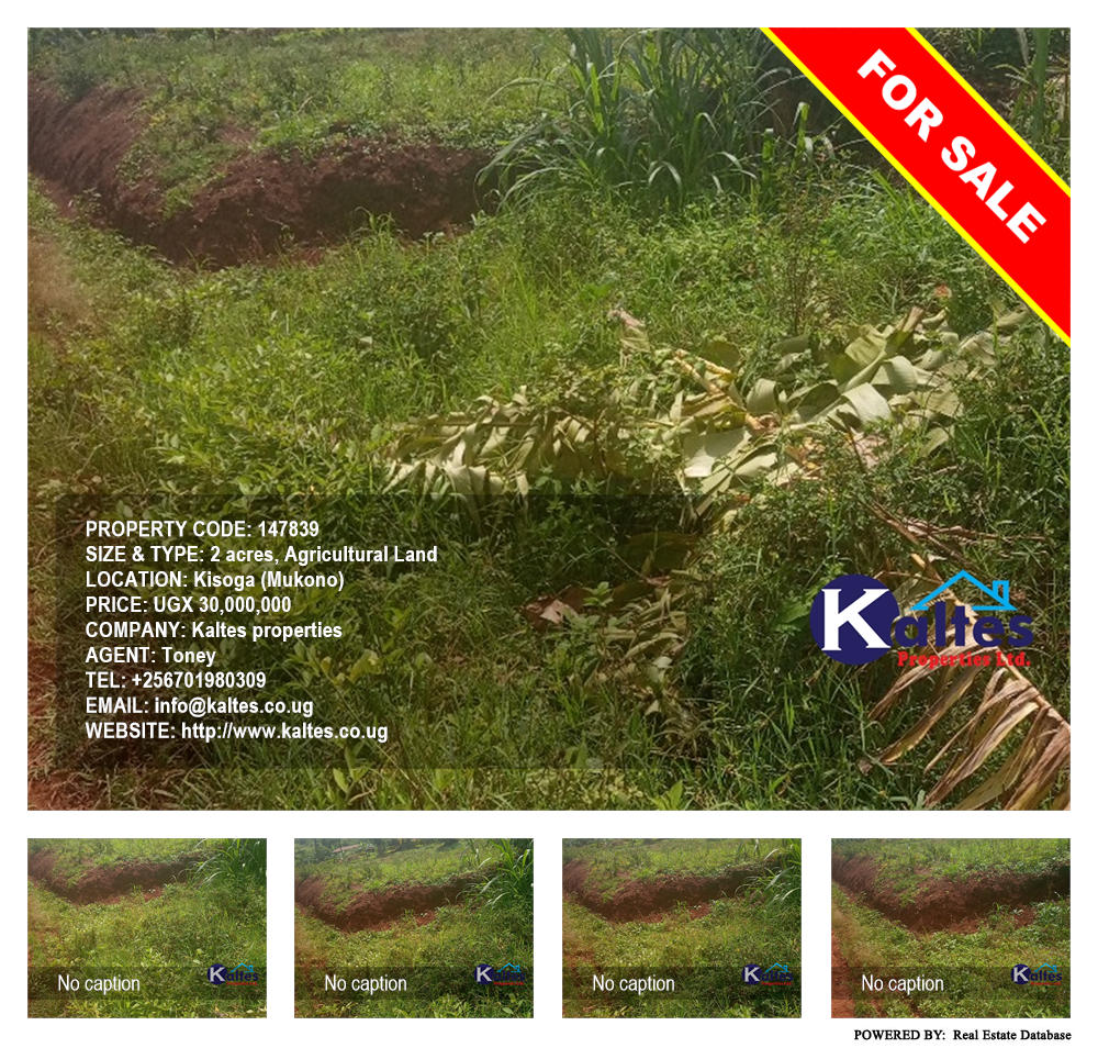 Agricultural Land  for sale in Kisoga Mukono Uganda, code: 147839